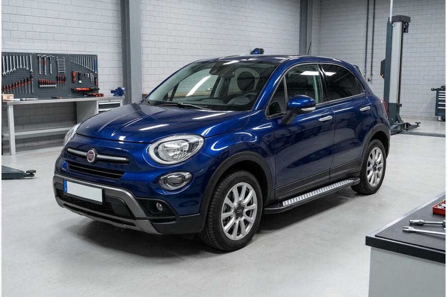 Fiat 500X 2014-2024 Estribos Laterales New Vision Black (2 uds., Aluminio) Image