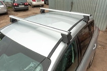 Daewoo Lanos 1998-2017 Barras de Techo Ercul V4 (Cromo, Par) foto 6