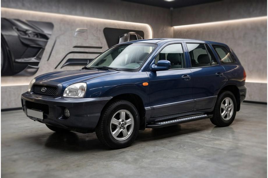 Hyundai Santa Fe 1 2000-2006 Estribos Laterales New Vision Black (2 uds., Aluminio) Foto 1