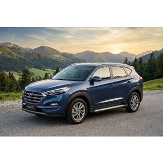 Estribos Laterales New Vision Black (2 uds., Aluminio) Hyundai Tucson TL 2016-2021 foto 1