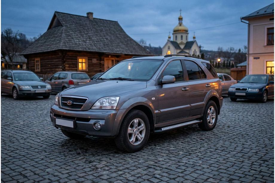 Kia Sorento I BL 2002-2009 Estribos Laterales New Vision Black (2 uds., Aluminio) Image