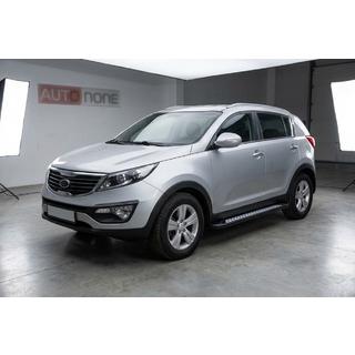 Estribos Laterales New Vision Black (2 uds., Aluminio) Kia Sportage 2010-2015 foto 1