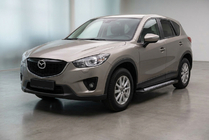 Mazda CX-5 2012-2017 Estribos Laterales New Vision Black (2 uds., Aluminio) foto 1
