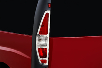 Fiat Doblo I 2001-2005 Cubiertas cromadas para luces traseras (2 uds, acero inoxidable) Carmos - Acero Inoxidable Turco foto 1