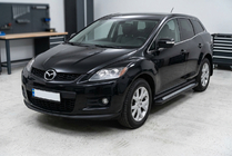 Mazda CX-7 2006-2012 Estribos Laterales New Vision Black (2 uds., Aluminio) foto 1
