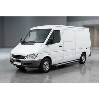 Estribos Laterales New Vision Black (2 uds., Aluminio) Mercedes Sprinter W901/902/903/904/905 1995–2006 foto 1