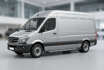 Mercedes Sprinter W906 2006–2018 Estribos Laterales New Vision Black (2 uds., Aluminio) foto 1