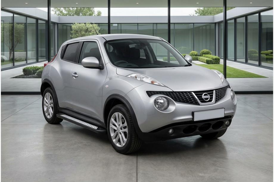 Nissan Juke 2010-2019 Estribos Laterales New Vision Black (2 uds., Aluminio) Foto 1