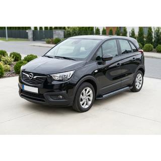 Estribos Laterales New Vision Black (2 uds., Aluminio) Opel Crossland X 2017-2024 foto 2