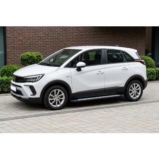 Estribos Laterales New Vision Black (2 uds., Aluminio) Opel Crossland X 2017-2024 foto 1