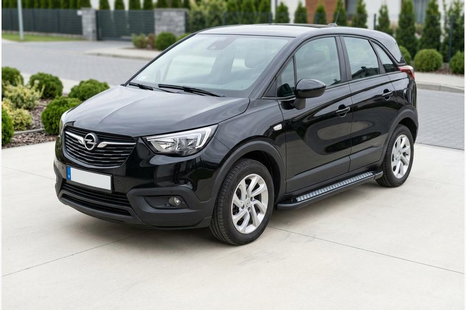Opel Crossland X 2017-2024 Estribos Laterales New Vision Black (2 uds., Aluminio) Foto 2