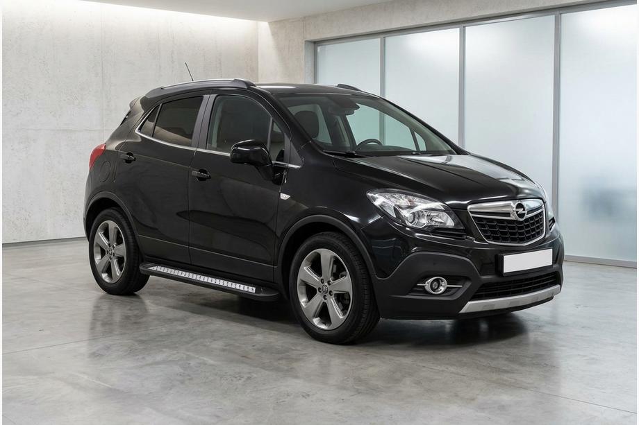 Opel Mokka 2012-2021 Estribos Laterales New Vision Black (2 uds., Aluminio) Image