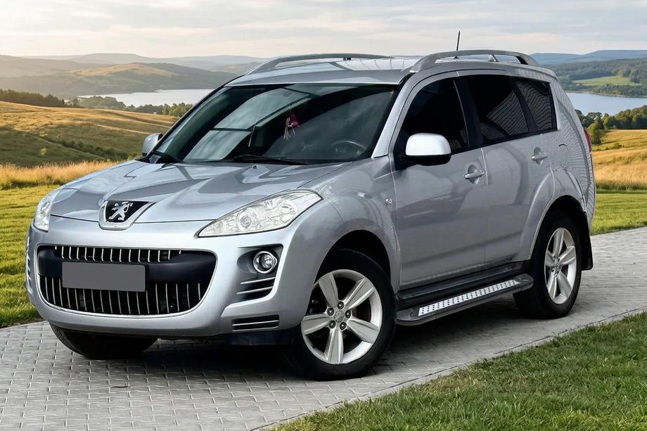 Peugeot 4007 2007-2013 Estribos Laterales New Vision Black (2 uds., Aluminio) Image
