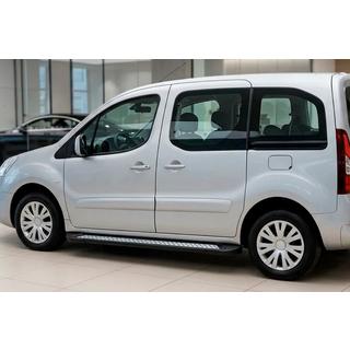 Estribos Laterales New Vision Black (2 uds., Aluminio) Peugeot Partner Tepee 2008-2018 foto 1