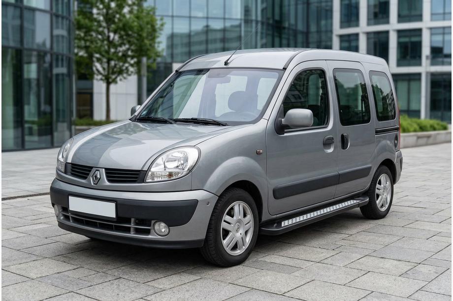 Renault Kangoo 1998-2008 Estribos Laterales New Vision Black (2 uds., Aluminio) Image