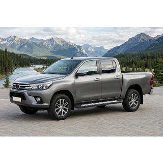 Estribos Laterales New Vision Black (2 uds., Aluminio) Toyota Hilux 2015- foto 1