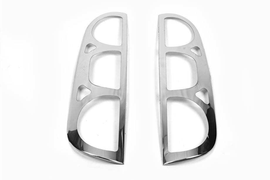 Fiat Doblo I 2005-2010 Cubiertas Cromadas para Pilotos Traseros (2 uds, Acero Inoxidable) Foto 2