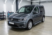 Volkswagen Caddy 2015-2020 Estribos Laterales New Vision Black (2 uds., Aluminio) foto 1
