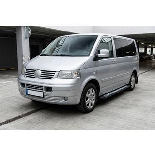Estribos Laterales New Vision Black (2 uds., Aluminio) Volkswagen T5 Caravelle 2004-2010 foto 1