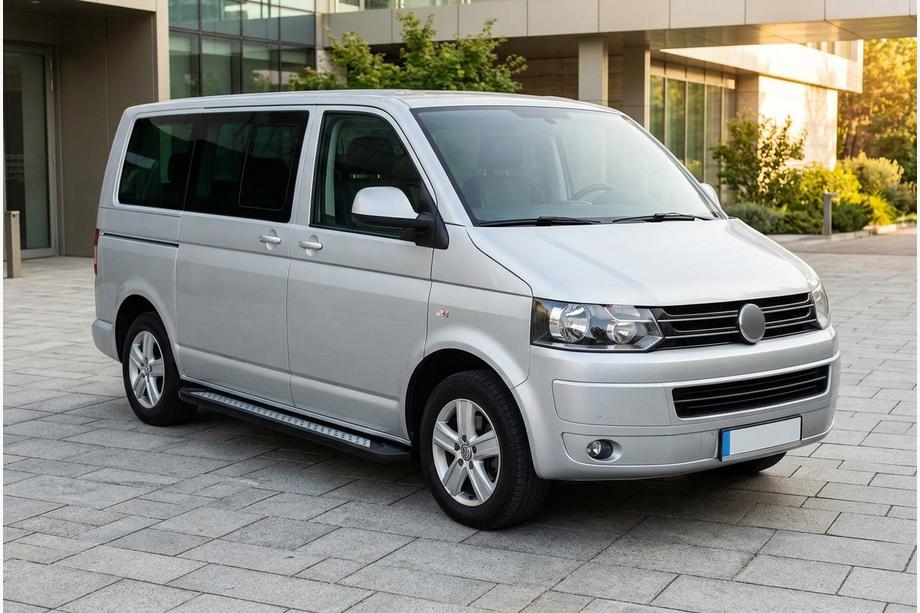 Volkswagen T5 2010-2015 Estribos Laterales New Vision Black (2 uds., Aluminio) Image