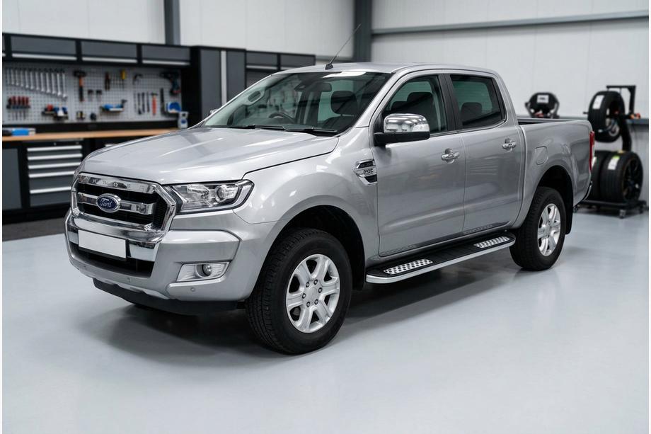 Ford Ranger 2011–2022 Estribos Laterales Tayga V2 (2 uds., Aluminio) Image