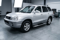 Hyundai Santa Fe 1 2000-2006 Estribos Laterales Tayga V2 (2 uds., Aluminio) foto 1