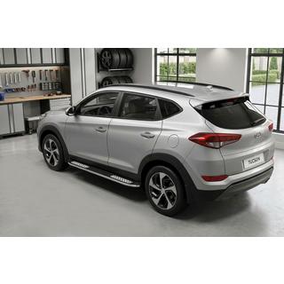 Estribos Laterales Tayga V2 (2 uds., Aluminio) Hyundai Tucson TL 2016-2021 foto 1