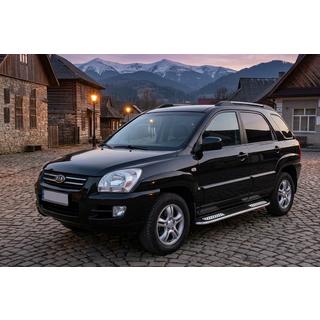 Estribos Laterales Tayga V2 (2 uds., Aluminio) Kia Sportage 2004-2010 foto 1