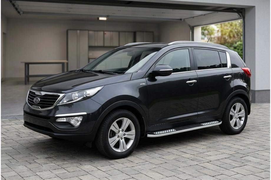 Kia Sportage 2010-2015 Estribos Laterales Tayga V2 (2 uds., Aluminio) Image