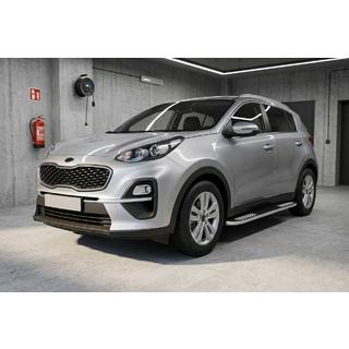 Estribos Laterales Tayga V2 (2 uds., Aluminio) Kia Sportage 2015-2021 foto 1