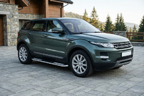 Range Rover Evoque 2012-2018 Estribos Laterales Tayga V2 (2 uds., Aluminio) foto 1