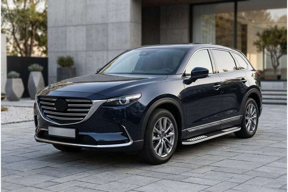 Mazda CX-9 2017- Estribos Laterales Tayga V2 (2 uds., Aluminio) Image