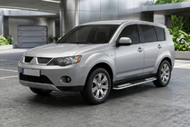 Mitsubishi Outlander 2006-2012 Estribos Laterales Tayga V2 (2 uds., Aluminio) foto 1