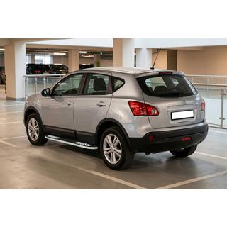 Estribos Laterales Tayga V2 (2 uds., Aluminio) Nissan Qashqai 2007-2010 foto 1