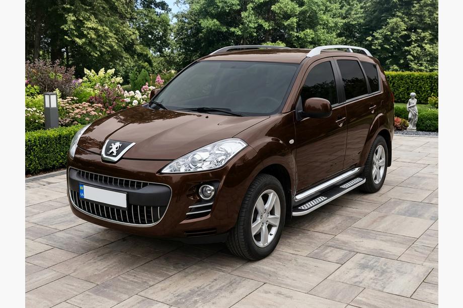 Peugeot 4007 2007-2013 Estribos Laterales Tayga V2 (2 uds., Aluminio) Image