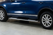 Porsche Cayenne 2003–2010 Estribos Laterales Tayga V2 (2 uds., Aluminio) foto 1