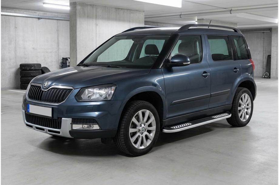 Skoda Yeti 2009-2017 Estribos Laterales Tayga V2 (2 uds., Aluminio) Image