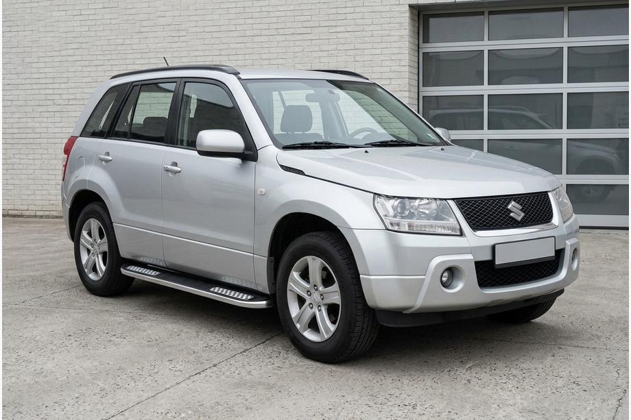 Suzuki Grand Vitara 2005-2017 Estribos Laterales Tayga V2 (2 uds., Aluminio) Foto 1
