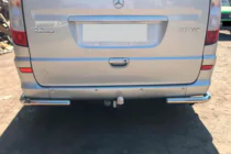 Mercedes Vito W639 2004-2014 Esquinas traseras AK003 (2 uds., acero inoxidable) foto 5