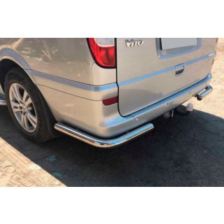 Esquinas Traseras AK003 (2 uds, Acero Inoxidable) Mercedes Viano 2004-2014 foto 1
