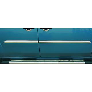 Molduras de puerta acero inoxidable (4 uds) Fiat Doblo I 2001-2005 foto 1