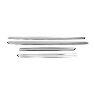Molduras de puerta acero inoxidable (4 uds) Fiat Doblo I 2001-2005 foto 2