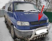 Volkswagen T4 Caravelle/Multivan 1990–2003 Cubierta de rejilla delantera de invierno foto 1