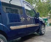 Fiat Doblo I 2005-2010 Molduras de Puerta Modelo Ancho (4 uds, Acero Inoxidable) foto 2