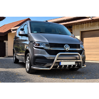 Defensa delantera WT004-ST (Acero inoxidable) Volkswagen T6 2015-2024 foto 1