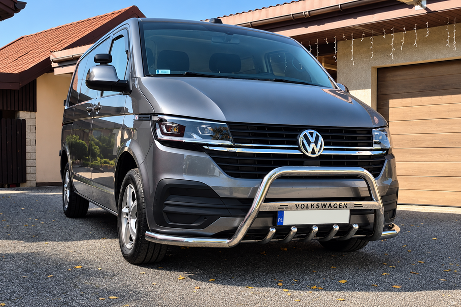 Volkswagen T6 2015-2024 Defensa delantera WT004-ST (Acero inoxidable) Image