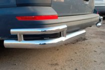 Volkswagen T6 2015-2024 Esquinas traseras AK003-Double (2 uds, acero inoxidable) foto 1