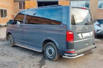 Volkswagen T6 2015-2024 Esquinas traseras AK003-Double (2 uds, acero inoxidable) foto 3