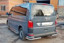 Volkswagen T6 2015-2024 Esquinas traseras AK003-Double (2 uds, acero inoxidable) foto 4