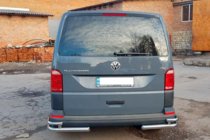 Volkswagen T6 2015-2024 Esquinas traseras AK003-Double (2 uds, acero inoxidable) foto 5